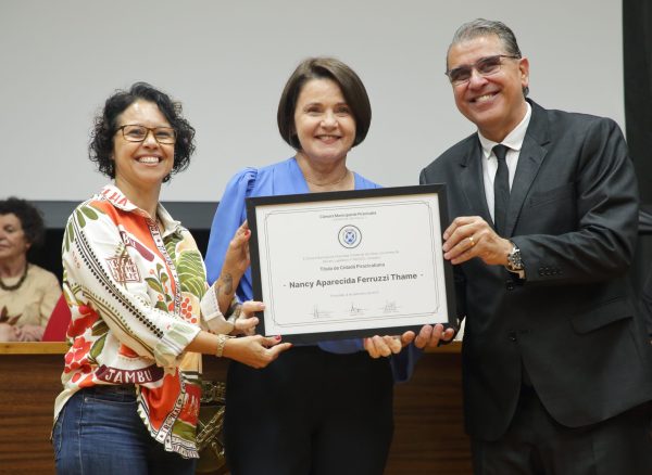 Nancy Thame recebeu o Título de Cidadã Piracicabana